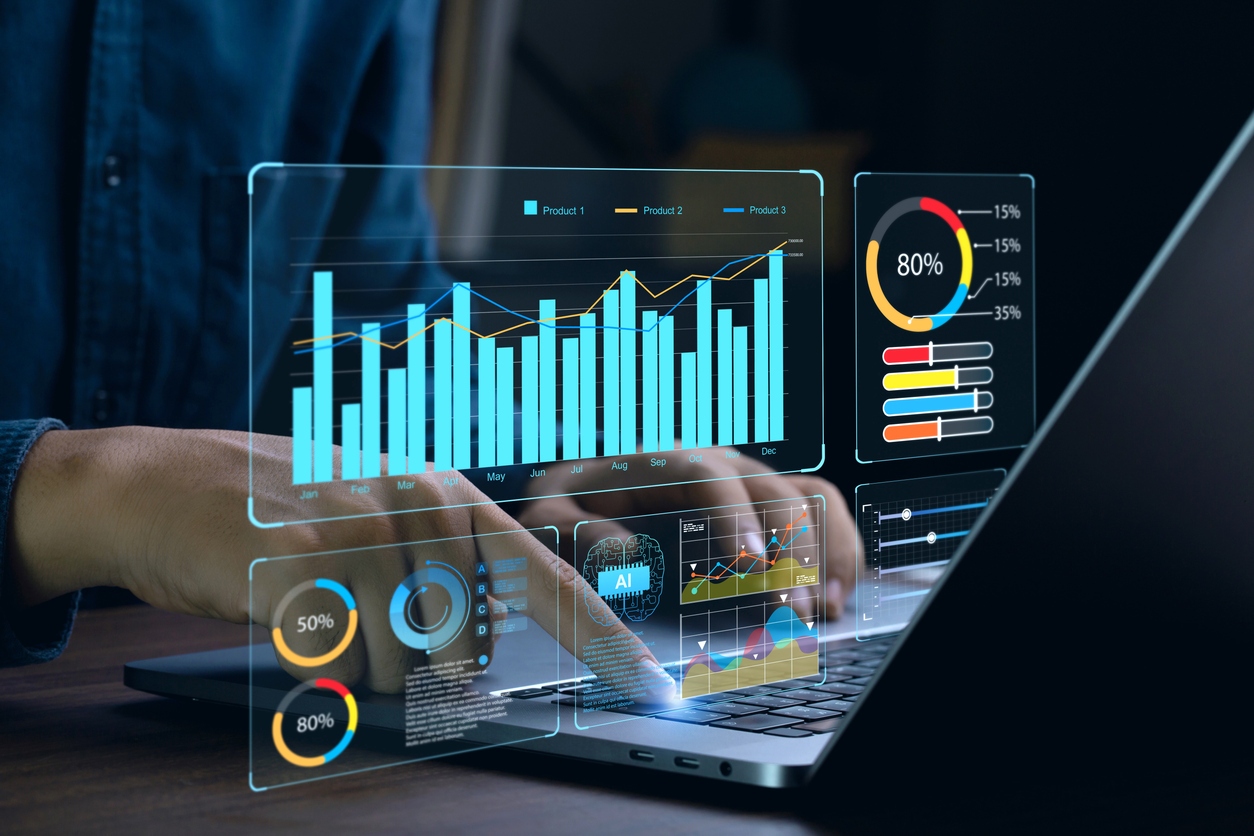 Business analytics dashboard