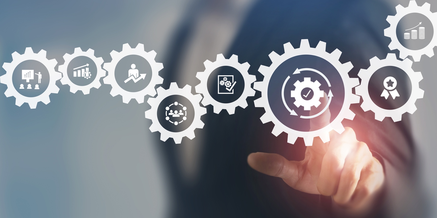 Productivity and production capacity concept. Industrial management in efficiency and efficient process. Lean cost and productivity growth. Capacity planning and utilization. Operational excellence.